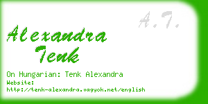 alexandra tenk business card